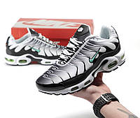 Мужские кроссовки Nike Air Max Plus TN Black White Turquoise