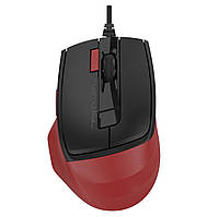 Мышь проводная бесшумная Fstyler, USB, 2400 dpi, черный+красный A4Tech FM45S Air (Sports Red) - Vida-Shop