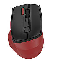 Мышь беспроводная бесшумная Fstyler, USB, 2000 dpi, черный+красный A4Tech FG45CS Air (Sports Red) - Vida-Shop
