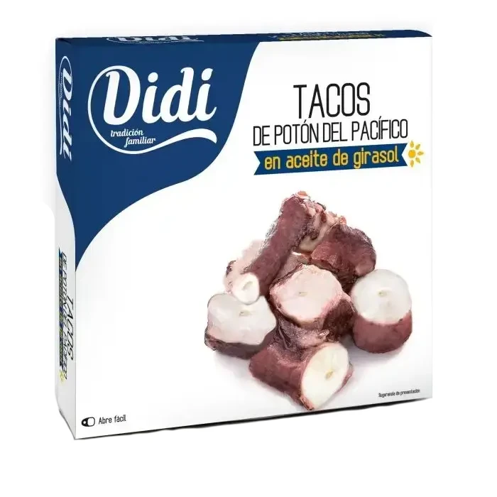 Восьминіг у соняшниковій олії Діді Tacos de Didi Tacos De Poton Del Pacifico 266 г Іспанія, фото 1