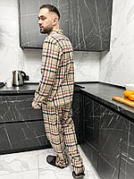 Піжама чоловіча фланева. Модний нічний одяг. Комплект для дому і сну., фото 2