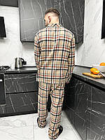 Піжама чоловіча фланева. Модний нічний одяг. Комплект для дому і сну., фото 3