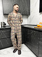 Піжама чоловіча фланева. Модний нічний одяг. Комплект для дому і сну., фото 6