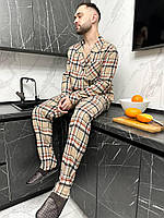 Піжама чоловіча фланева. Модний нічний одяг. Комплект для дому і сну., фото 9