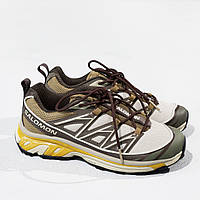 Кроссовки Salomon XT-6 Brown Grey Yellow, мужские кроссовки, Саломон