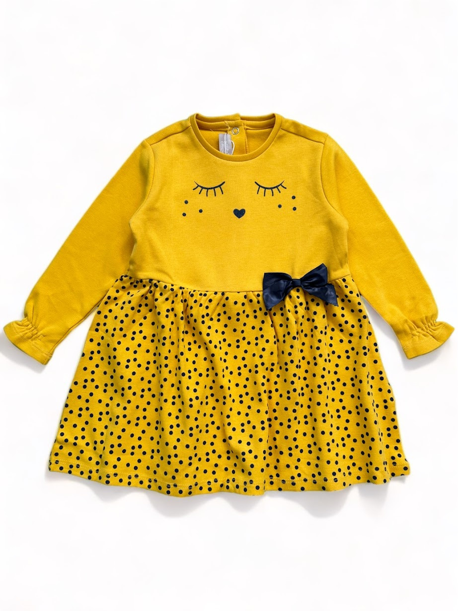 Бавовняна сукня Chicco, Жовтий, 12м - 18м, 80см