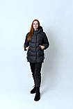 Куртка жіноча  зимова подовжена PF-09, фото 3