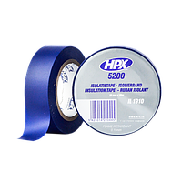 Стрічка ПВХ ізоляційна HPX5200 19мм х 10м синя (плівка), Стрічка ПВХ для ізоляції в електросистемах