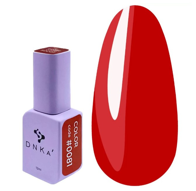 Гель-лак DNKa 0081 червоний 12 мл