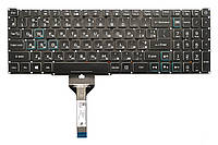 Клавиатура ноутбуков Acer Nitro 5 AN515-45, -46, -51, -52, -55, -56, -57 Series черная, без рамки с подсветкой
