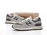 Кроссовки New Balance 574 Legacy Grey White серого цвета