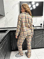 Піжама фланель. Жіночий нічний і домашній одяг. Комплект для сну., фото 3
