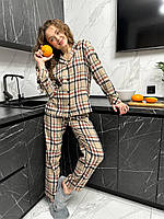 Піжама фланель. Жіночий нічний і домашній одяг. Комплект для сну., фото 6