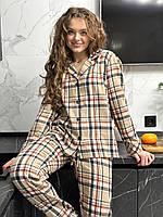 Піжама фланель. Жіночий нічний і домашній одяг. Комплект для сну., фото 7