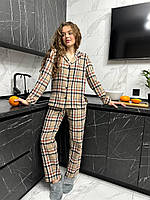 Піжама фланель. Жіночий нічний і домашній одяг. Комплект для сну., фото 10