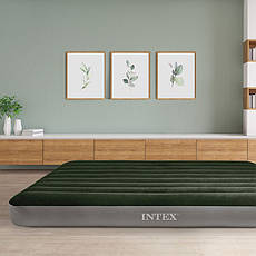 Надувний матрац Intex 64109 двоспальний (203х152х25 см), фото 4