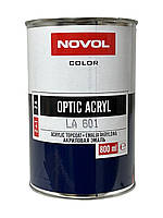 Автокраска акриловая 601 Черная NOVOL OPTIC ACRYL 0.8 л