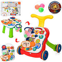 Каталка-ходунки толкалка "Musical Stroller" чебурашка (Звукові ефекти та світло) N6038A