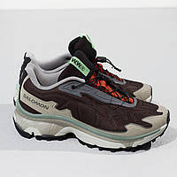 Кроссовки Salomon XT Slate Black Beige Green, мужские кроссовки, Саломон