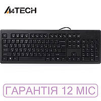 Клавиатура A4Tech KRS-83 USB, Black (черная), проводная, мембранная, классическая стандартная полноразмерная