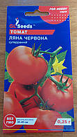 Насіння томат Ляна ультроскоростиглий H=35-45 см. масою до 80 г.