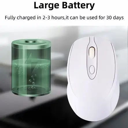 Бездротова мишка Mouse CM-127 2.4GHz Білий YU227, фото 3
