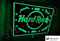 Led RGB Светодиодная табличка Hard Rock