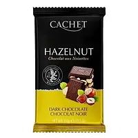 Шоколад черный с фундуком Сachet, 300 грамм