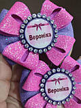 Іменні бантики заколки резинки Імя будьяке 70 грн 1 шт, фото 2