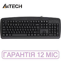 Клавиатура A4Tech KB-720 USB, Black (черная), проводная, мембранная, классическая стандартная полноразмерная