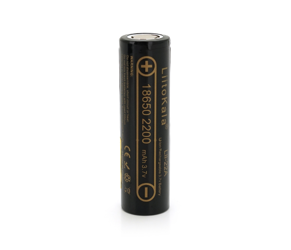 Акумулятор 18650 Li-Ion LiitoKala Lii-22A, 2200mah (2100-2300mah), 3.7V (2.75-4.2V)