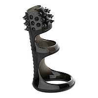 Силіконова ребриста насадка на член, подовжувач пінису для затримки еякуляції силіконовий