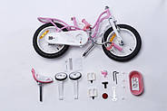 Велосипед двоколісний дитячий 18" дюймів Royal Baby (кошик, дзвіночок, складання 95%) Little Swan RB18-18, фото 5