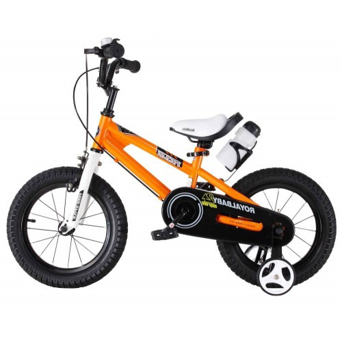 Велосипед двоколісний 16 дюймів дитячий (дзвінок, зібраний 95%) Royal Baby FREESTYLE RB16B-6О  Помаранчевий