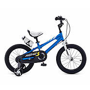 Велосипед двоколісний 16 дюймів дитячий (дзвінок, зібраний 95%) Royal Baby FREESTYLE RB16B-6С Синій, фото 2