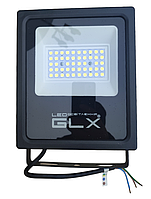 Прожектор светодиодный Glx ДО-21 50W 5000K 6500Lm AC85-265V IP65 c линзой