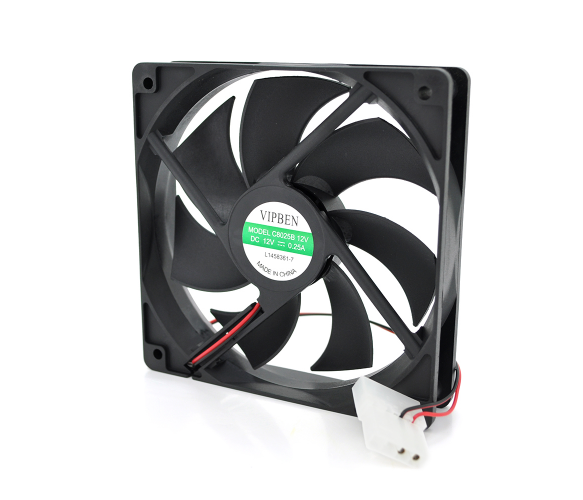 Кулер корпусний Merlion 12025 DC sleeve fan 2pin - 120*120*25мм, 1100об/хв