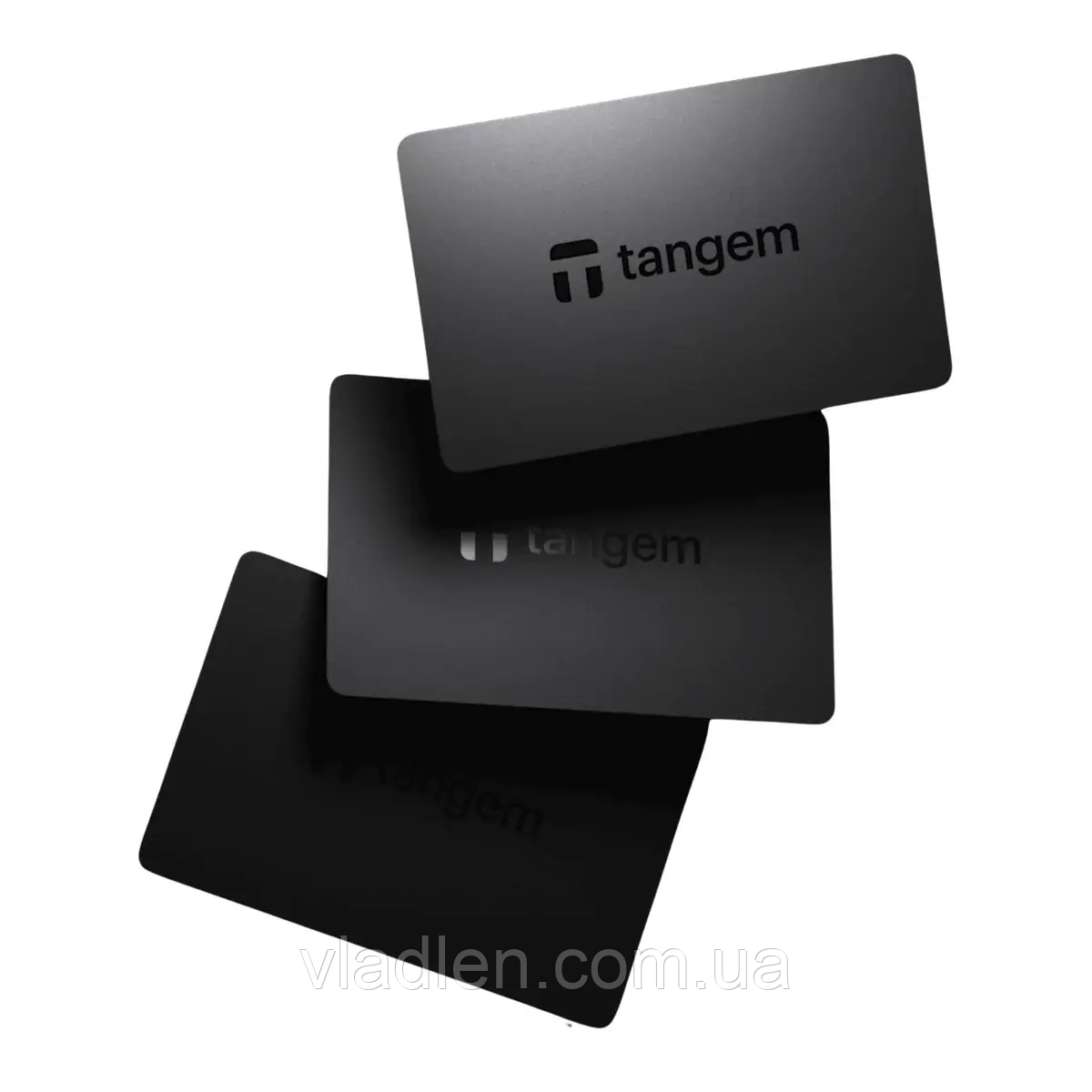 Tangem Wallet Card 2.0 - Набір з 3 карток Black/Чорний мультивалютний криптогаманець