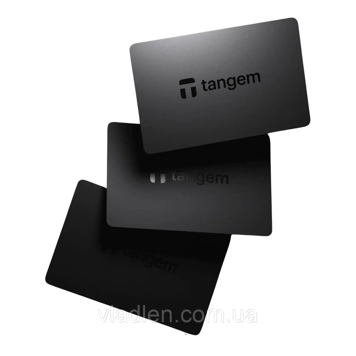 Tangem Wallet Card 2.0 Набор из 3 карт Black/Черный мультивалютный криптокошелек - фото 1 - id-p2087617015