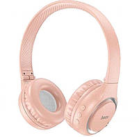 Беспроводные Bluetooth наушники Hoco W41 розовые, цвет в наличии
