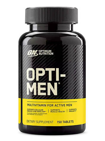 Комплекс вітамінів для чоловіків Opti-Men Optimum Nutrition 150 таб США, фото 2