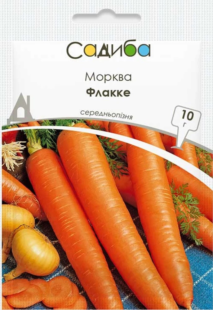 Насіння моркви Флакке, 10 г, Садиба