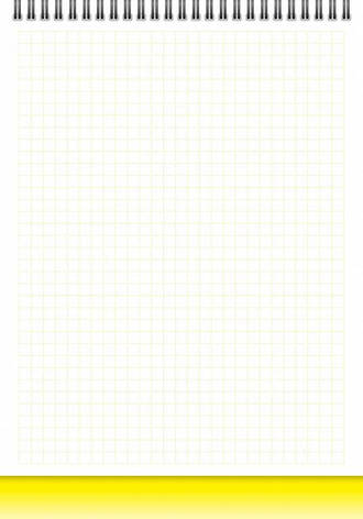 Блокнот 4Profi на спіралі Color office, yellow, 40 аркушів, формат А6, фото 3
