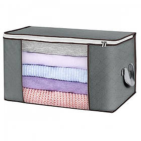 Коробка складна для зберігання речей 60*38*35 см Stenson WHW64803-44 сіра