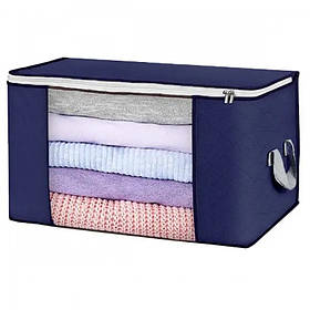 Коробка складна для зберігання речей 60*38*35 см Stenson WHW64803-44 синя