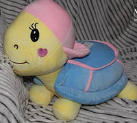 Дитяча іграшка-подушка з пледом усередині Черепашка Плюшева іграшка трансформер 3 в 1 (іграшка, плед, подушка)