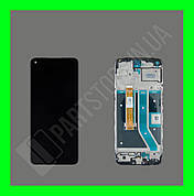 Дисплей OnePlus Nord N100 із сенсором та рамкою, чорний (оригінальні комплектуючі)
