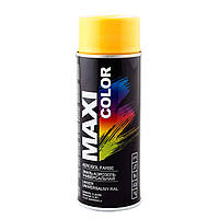 Краска желтая в баллончике RAL 1018 MAXI COLOR AEROSOL Farbe 400 мл