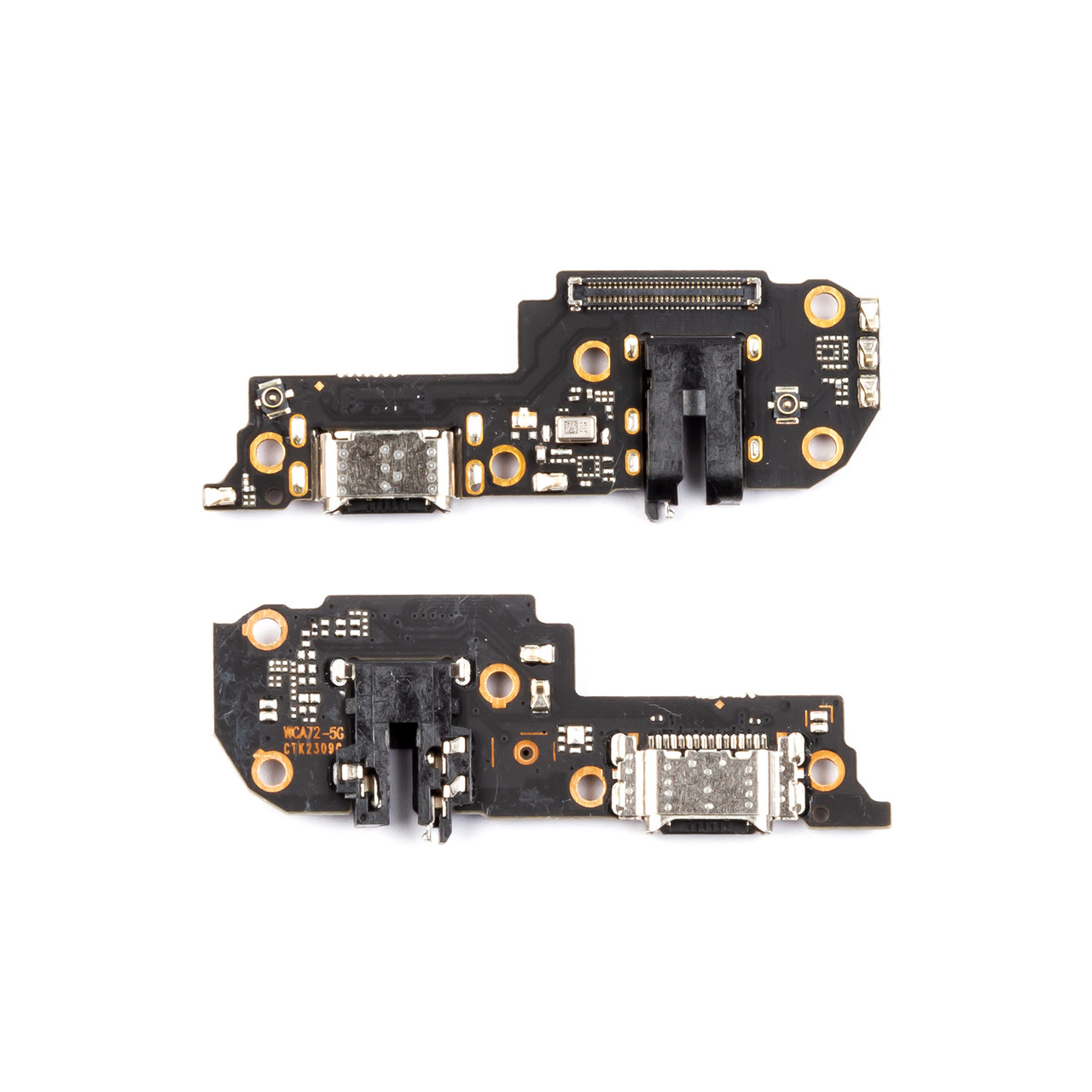 Нижня плата OPPO A53 (5G)/A72 (5G) (2020) з роз'ємом живлення та компонентами