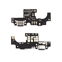 Нижня плата ZTE Blade A7S (2020) з роз'ємом живлення і мікрофоном